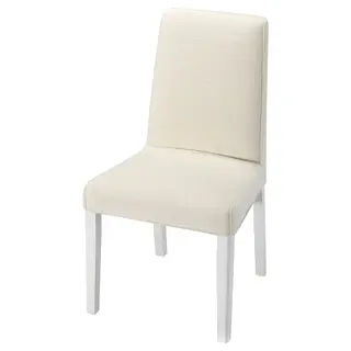 BERGMUND chair, white/Axvall off-white