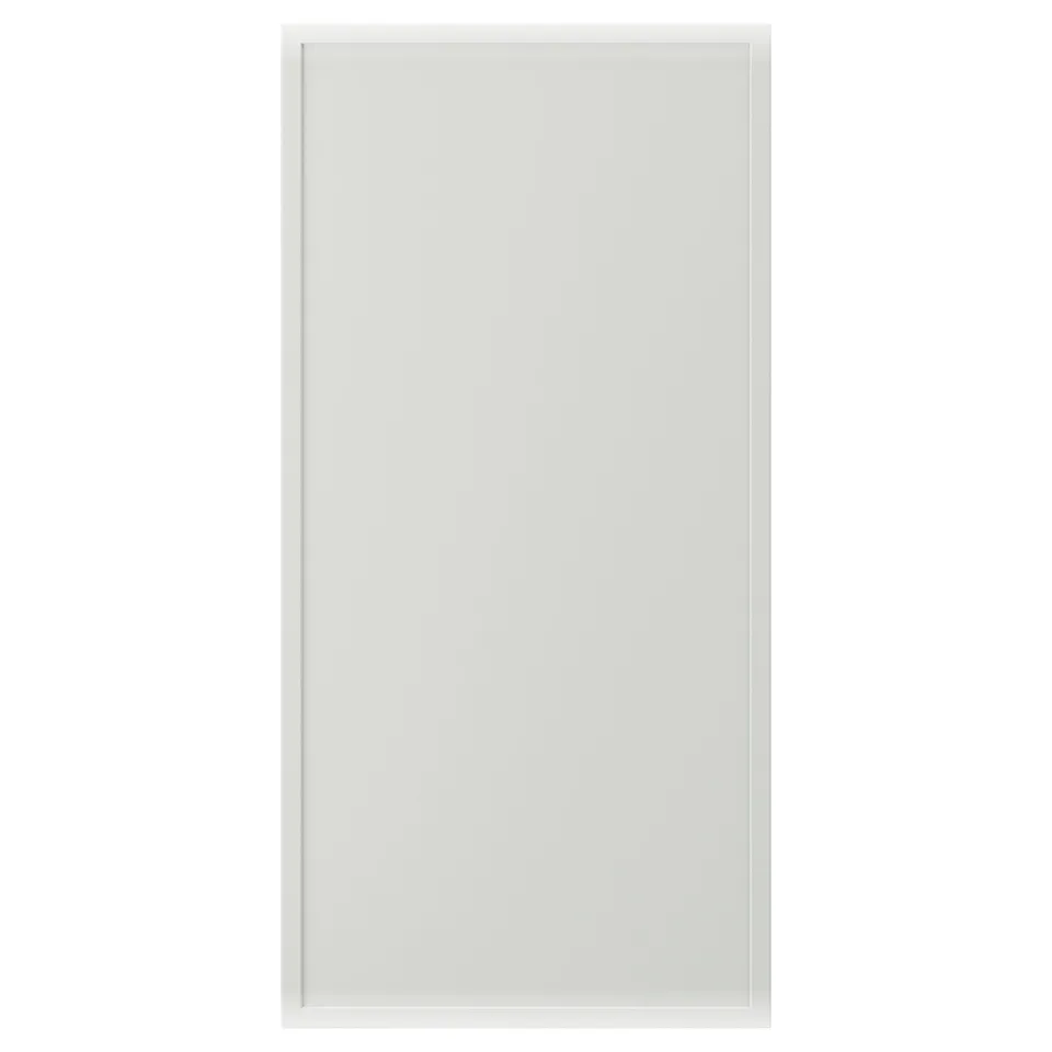 ASPUDDEN Decorative cover panel, light grey, 39x80 cm