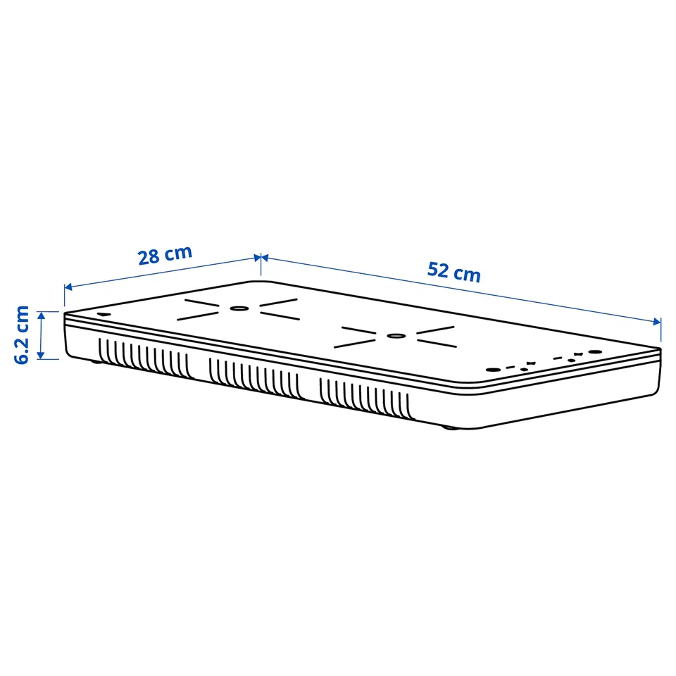 Illustration with measurements for the product: TILLREDA.