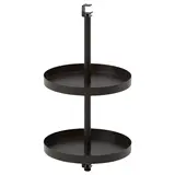 ENHET swivel shelf, anthracite, 40x21 cm