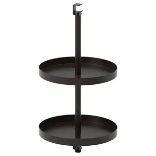 ENHET swivel shelf, anthracite, 40x21 cm