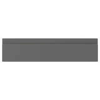 VOXTORP drawer front, dark grey, 40x10 cm