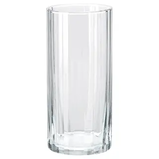 PÄRLGLADA vase, clear glass, 18 cm