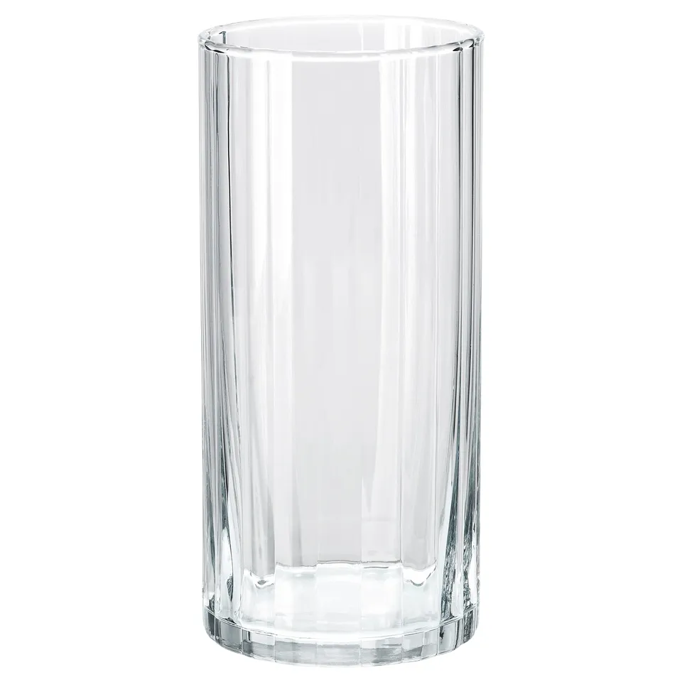PÄRLGLADA Vase, clear glass, 18 cm