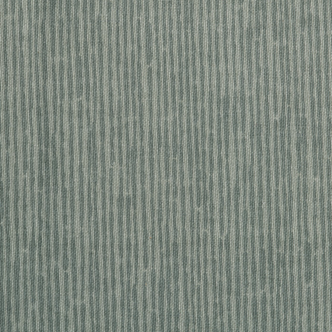 Striped grey-green upholstered bed fabric, modern design, clean lines.