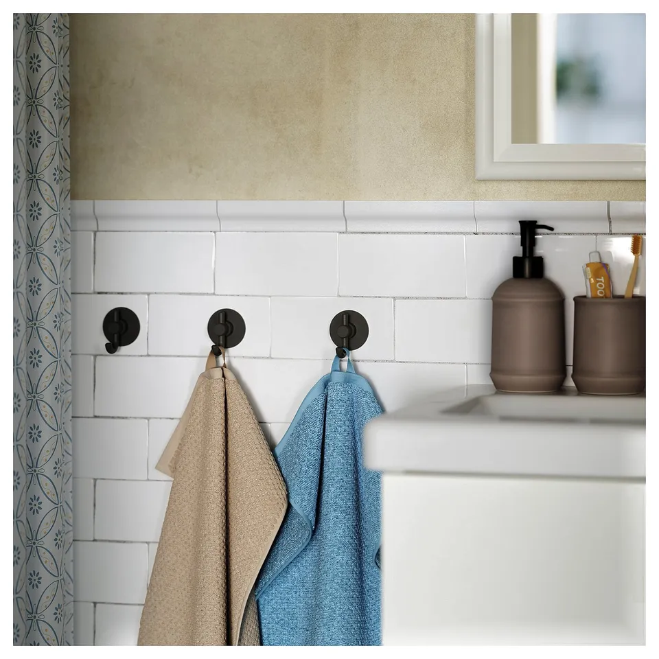 VALASJÖN Hook, self-adhesive