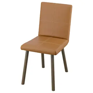 TONSTAD chair, Bomstad golden-brown/brown oak effect, Width 42 x Depth 56 x Height 86 cm