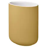EKOLN toothbrush holder, dark yellow, Height 11 cm