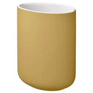 EKOLN toothbrush holder, dark yellow, Height 11 cm
