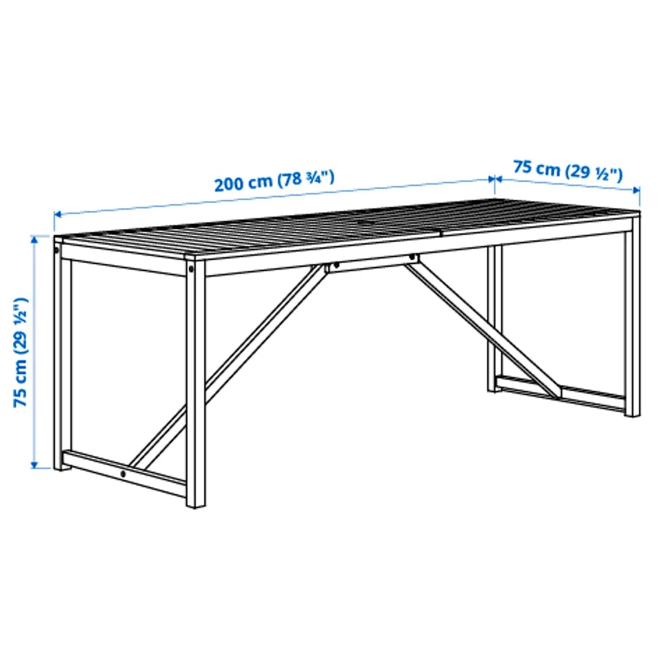 Illustration with measurements for the product: NÄMMARÖ.