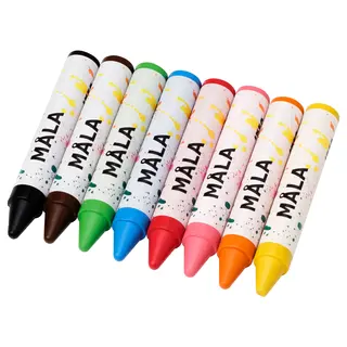 MÅLA wax crayon, mixed colours