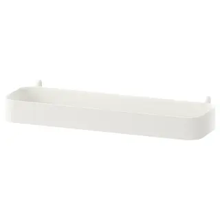 SKÅDIS shelf, white, Width 28 x Depth 9 x Height 3 cm