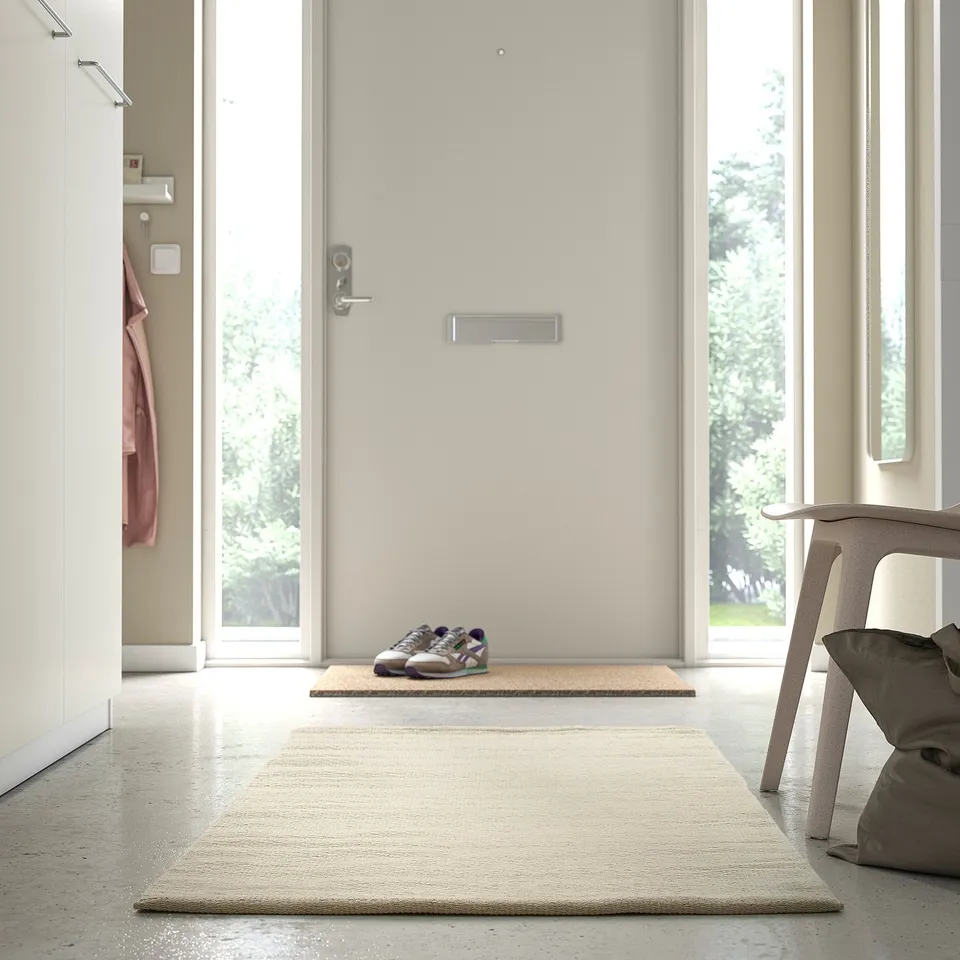 part: TIDTABELL rug, flatwoven