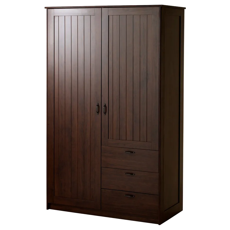 part: MUSKEN wardrobe with 2 doors+3 drawers
