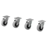 RILL castor, grey, 50 mm