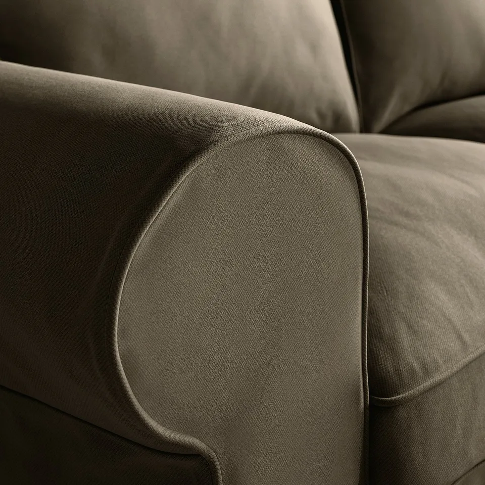 EKTORP 2-seat sofa, Kilanda grey-brown