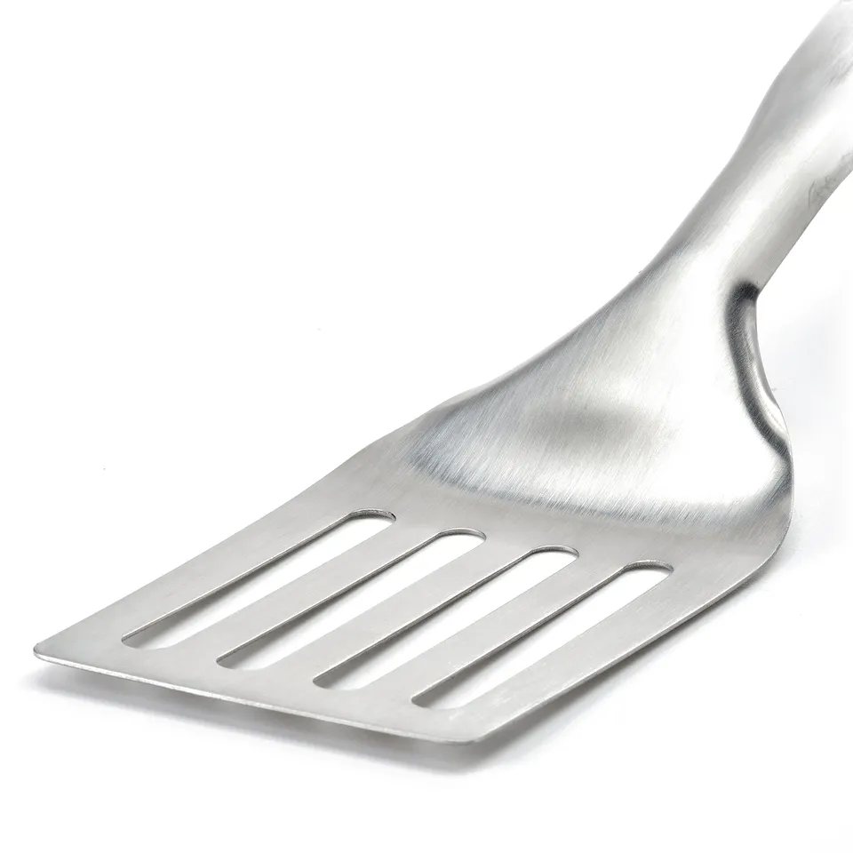 GRILLTIDER 2-piece barbecue tools set, stainless steel