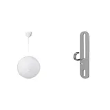 FÖRUT/GULLSUDARE set: pendant lamp + pendant/ceiling lamp hook