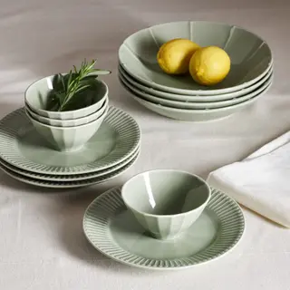 STRIMMIG set: bowl+ deep plate + plate