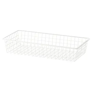 ALTARLIDEN wire basket, white, 80x42 cm