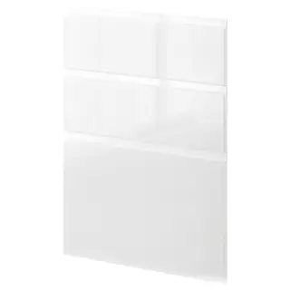 METOD 3 fronts for dishwasher, Voxtorp high-gloss/white, Width 60.0 x Height 80.0 cm
