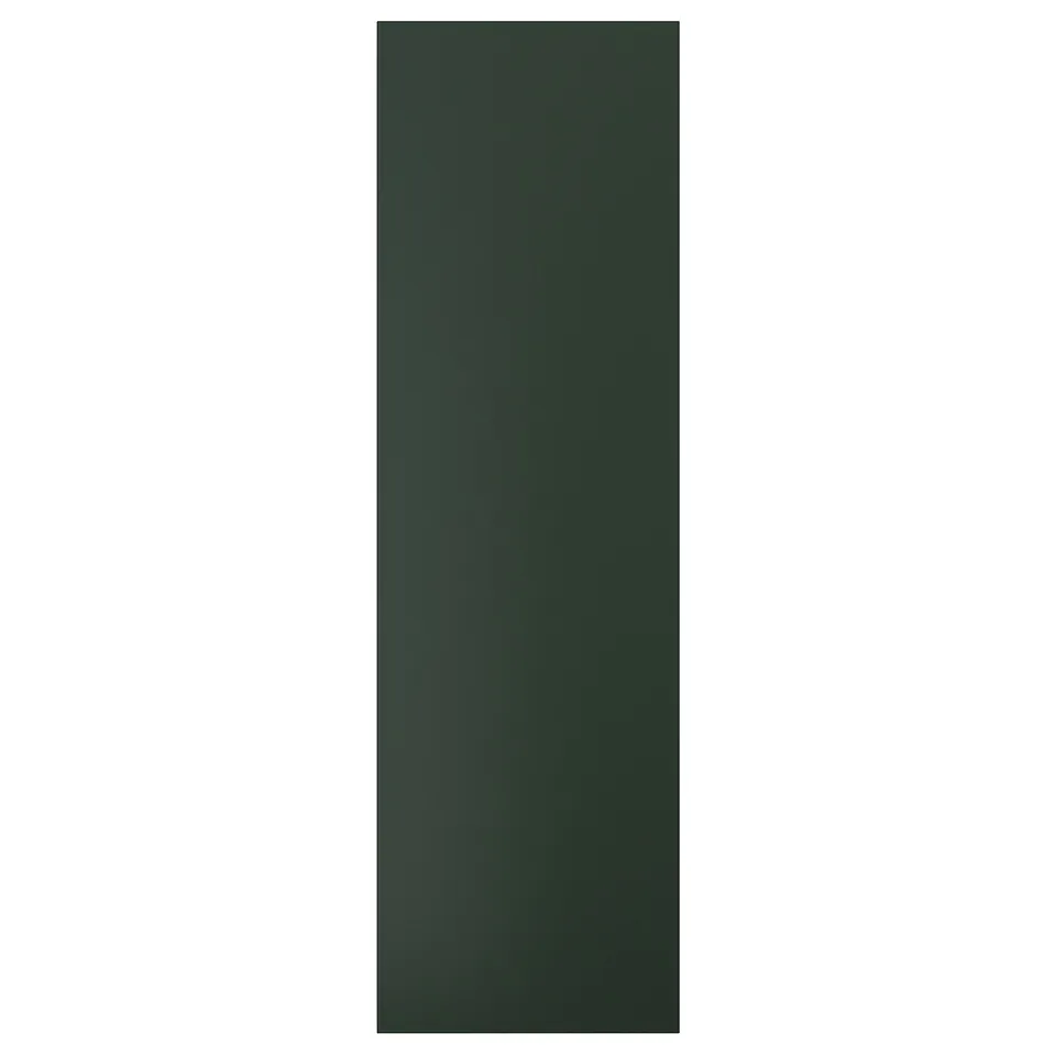 HAVSTORP door in deep green, rectangular with smooth finish.