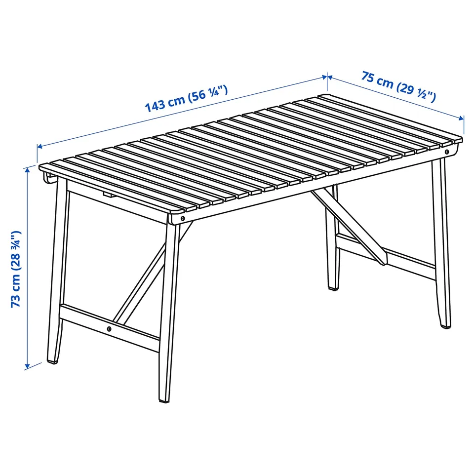 part: ASKHOLMEN table, outdoor