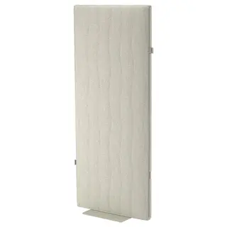 MITTZON acoustic screen, floor standing, Gunnared beige, 70x157 cm