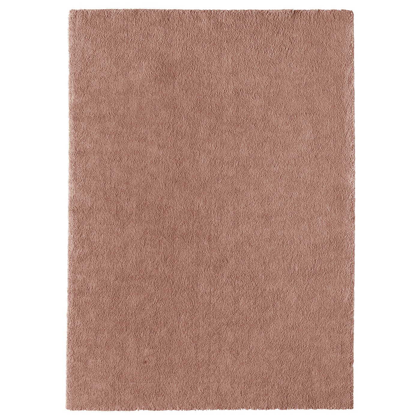 STOENSE Rug, low pile, pale pink, 170x240 cm