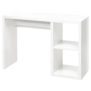 KALLAX desk, white, 111x39 cm