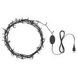 STRÅLA LED lighting chain, micro multicolour