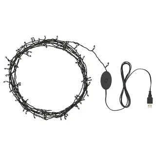 STRÅLA LED lighting chain, micro multicolour