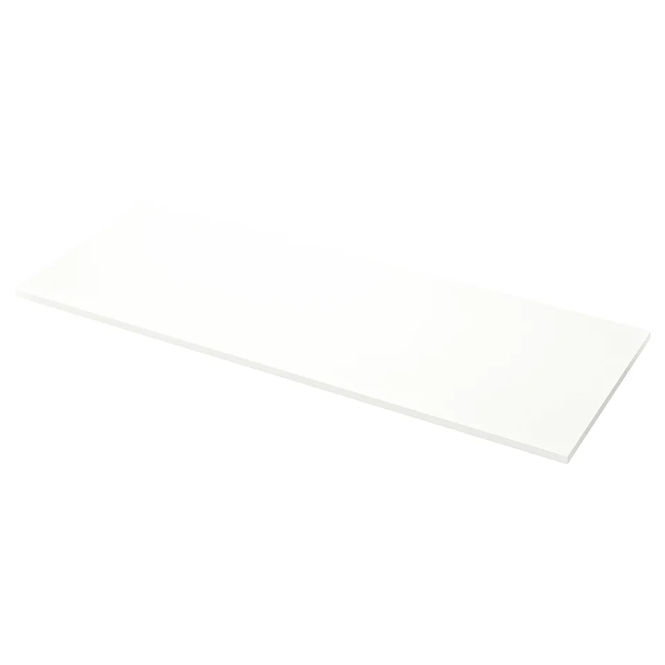 JÄRSTORP white kitchen worktop. Clean, rectangular, modern design. Laminate surface.