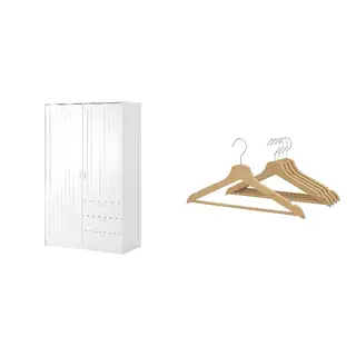 BUMERANG/MUSKEN set: wardrobe with 2 doors+3 drawers + hanger