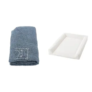 VÄDRA set: cover for babycare mat + babycare mat