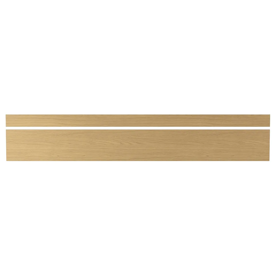 VOXTORP Cover panel for lighting, oak effect, 221 cm