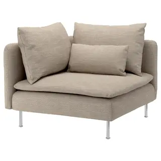 SÖDERHAMN cover for corner section, Hillared beige