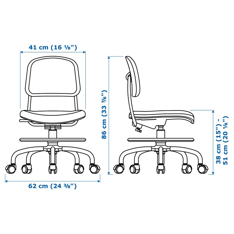 part: VIMUND children's desk chair