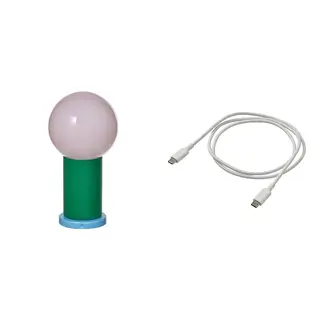 IKEA/SITTBRUNN set: LED portable lamp + USB-C to USB-C