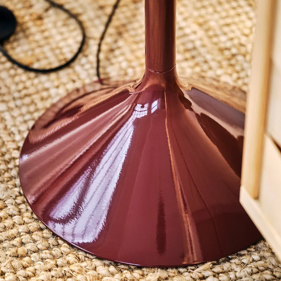 IKEA PS 2026 Floor uplighter, dark red, 182 cm