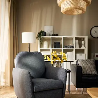 EKOLSUND/GLADOM set: recliner + tray table