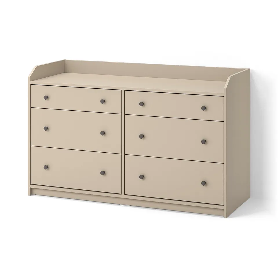 part: HAUGA chest of 6 drawers