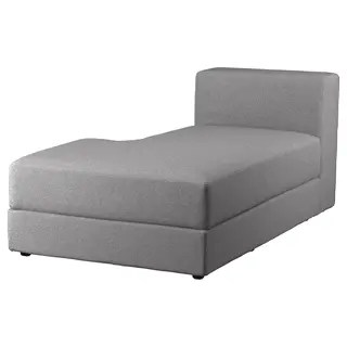 JÄTTEBO chaise longue module, left, Tonerud grey