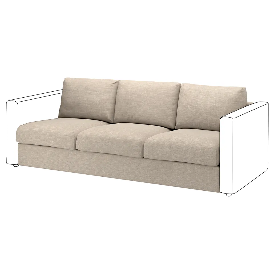 part: VIMLE cover for 3-seat section
