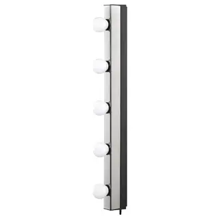 MUSIK wall lamp, chrome-plated, Length 60.0 x Width 37 x Depth 64 cm