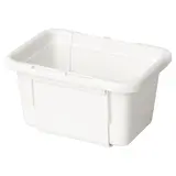 KACKLA extendable box, white, 13-18x9 cm