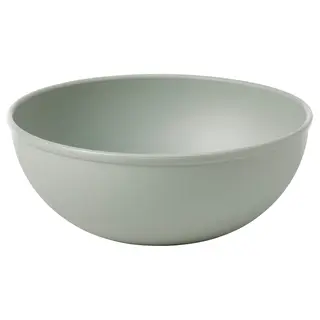 SIMKRABBA bowl, plastic/green-grey, 15 cm