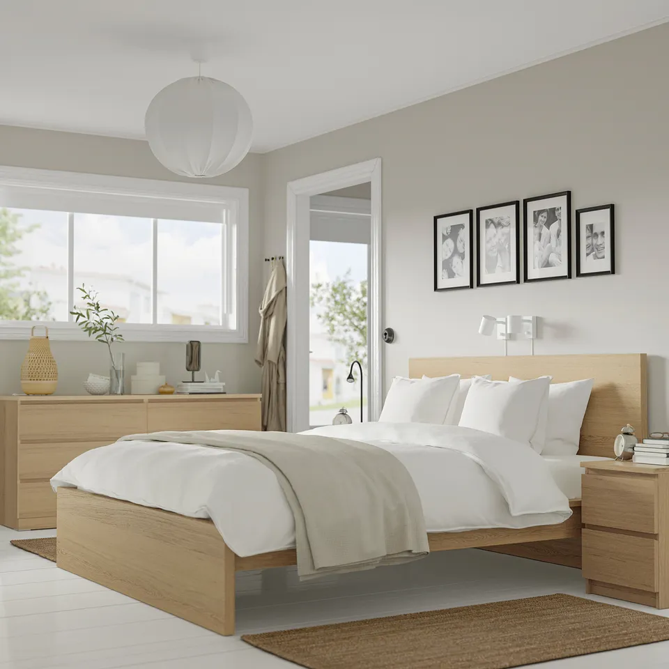 part: MALM bedroom furniture, set of 4