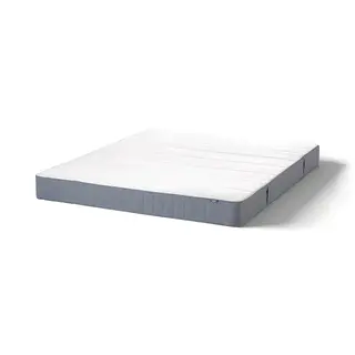 VESTMARKA sprung mattress, extra firm/light blue, 150x200 cm