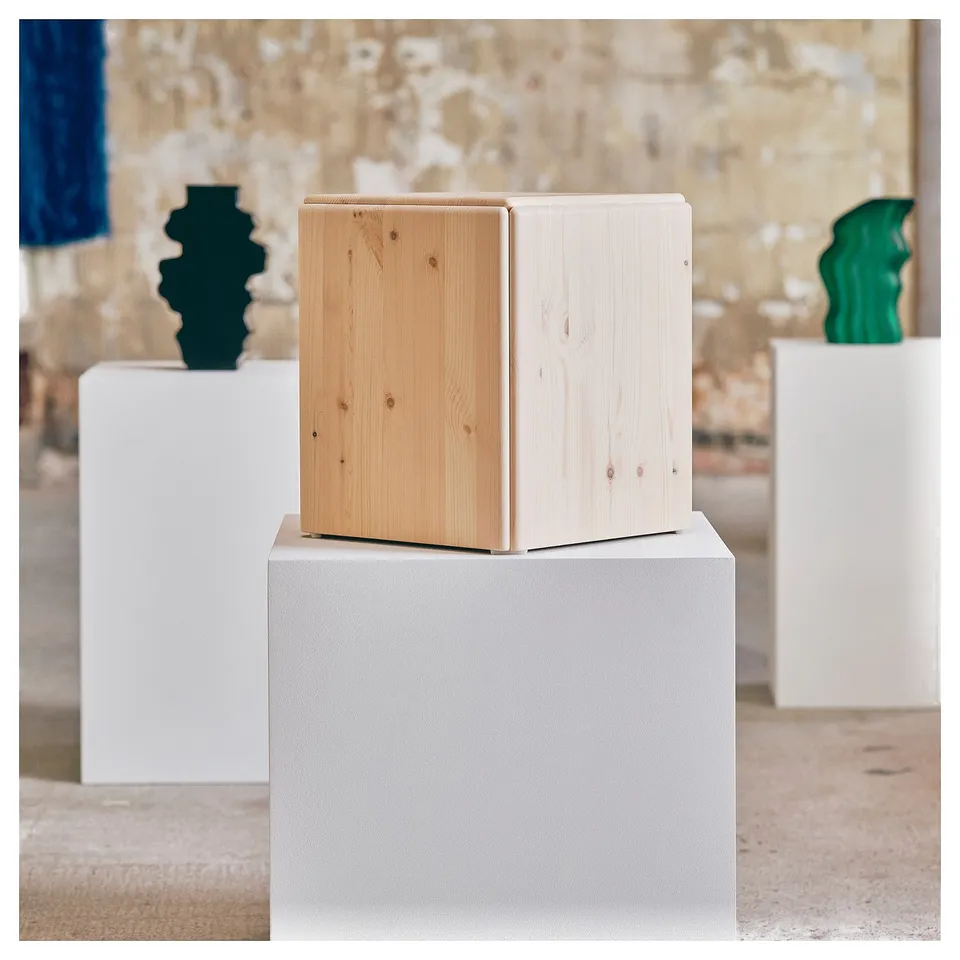 KONSTRUNDA Stool, pine